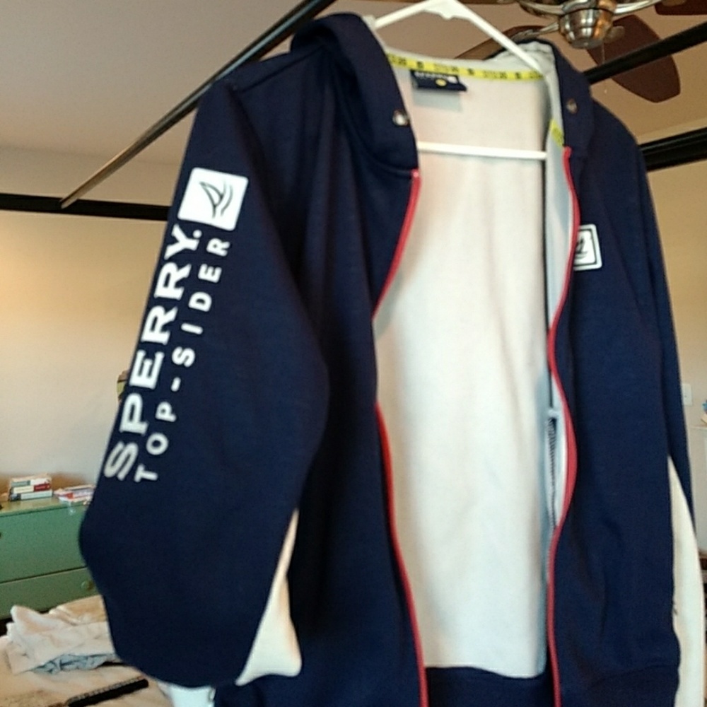 Sperry top-sider juniors medium zip up hoodie